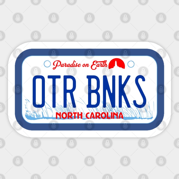 Outer Banks Sticker by darklordpug